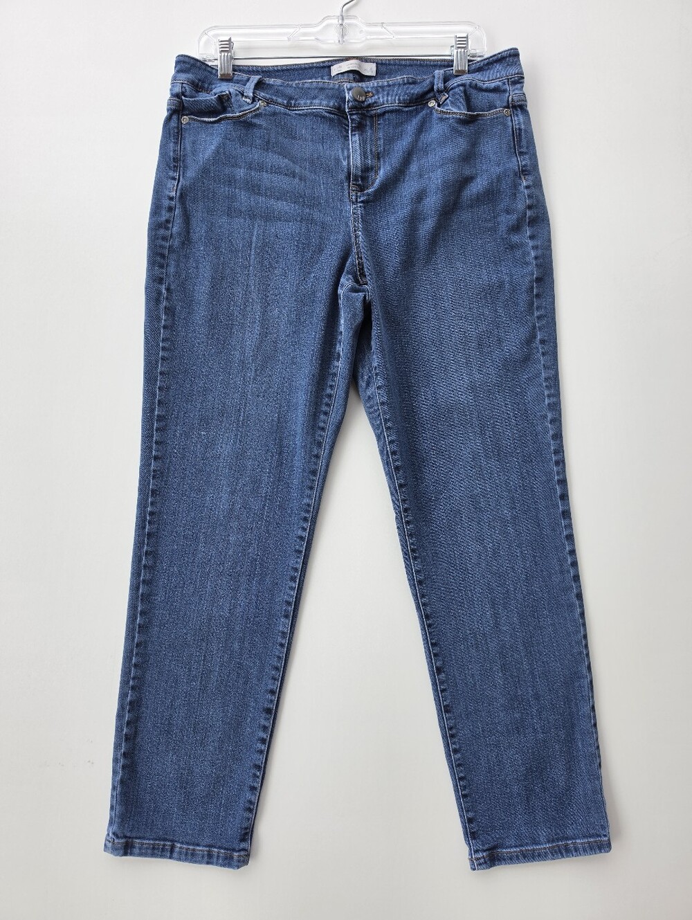 J. Jill Denim Weekender Straight Leg Medium Wash Jeans